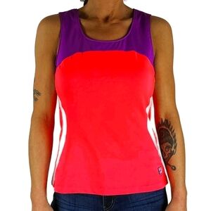 Fila Active Tank Reflective Size Medium Pink Orang